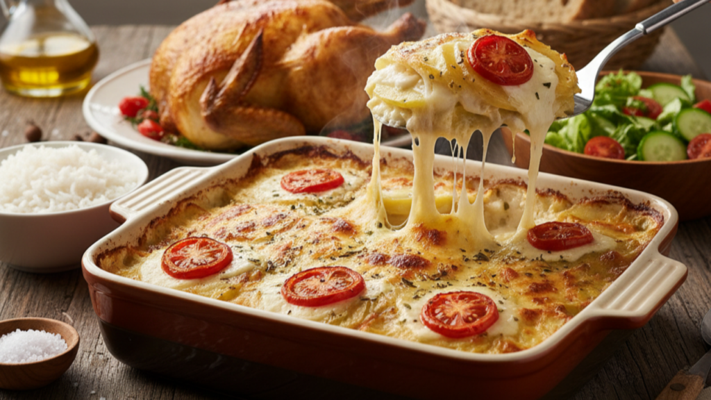 Essa batata com queijo conquista a família