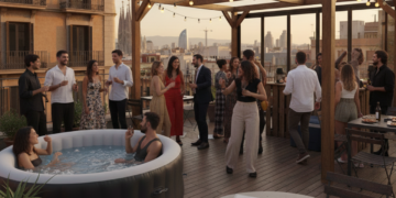 Morador transforma o terraço do prédio em um local para festas, com bar e uma jacuzzi: justiça ordenou seu despejo e o pagamento de 52.846,25 de indenização