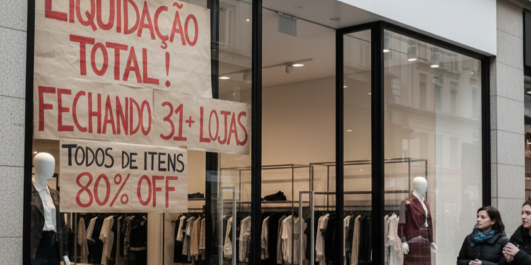 Marca de roupas conhecida não resistiu e está fechando mais de 31 de suas lojas