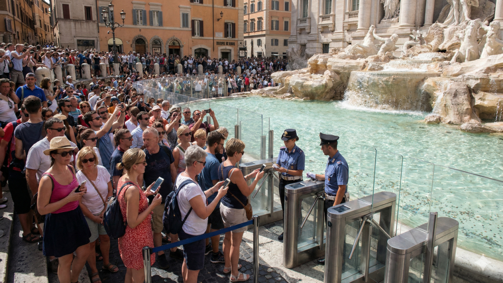 Fontana di Trevi terá acesso pago e muda visita em Roma
