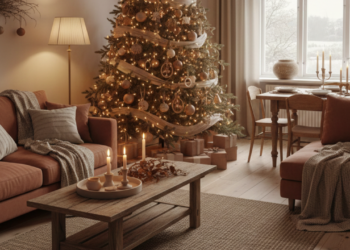 A cor que já é tendência no Natal de 2025 para uma decoração elegante e sofisticada