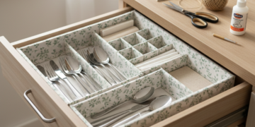 O truque simples que arruma a gaveta em minutos