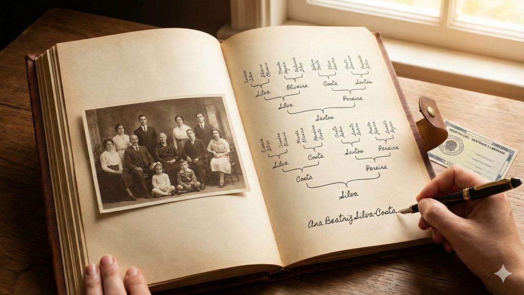 Famílias ganham mais liberdade para escolher sobrenomes