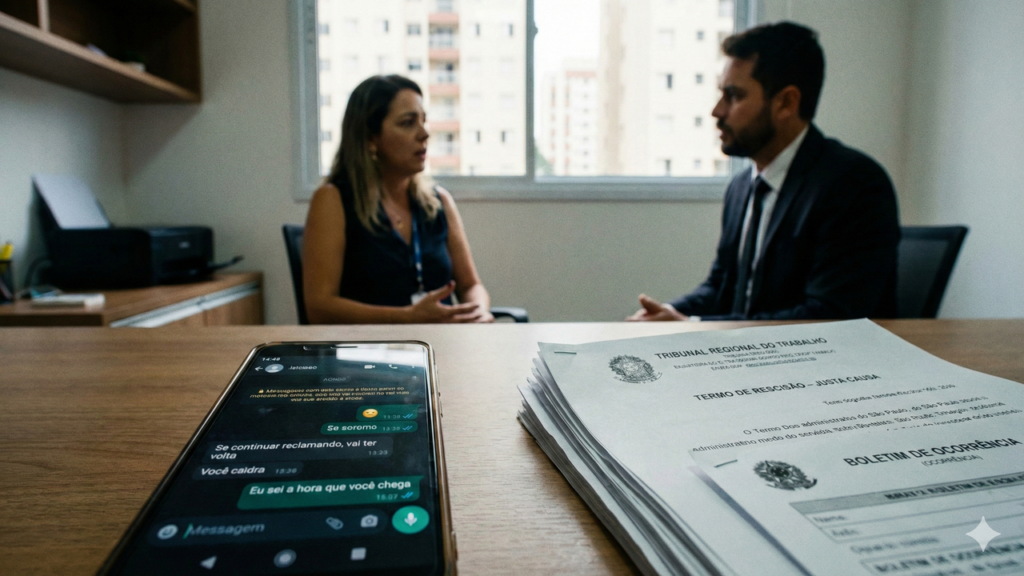Quando uma mensagem vira prova trabalhista