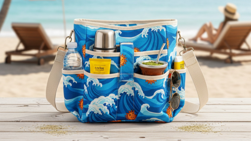 Passo a passo da bolsa para levar garrafa