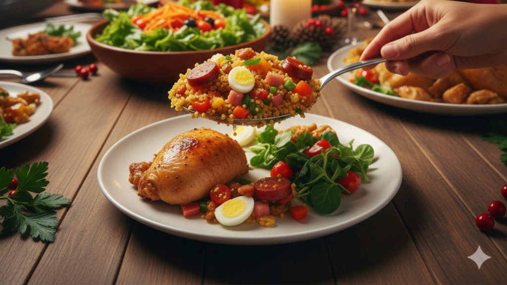 A melhor farofa de Natal úmida e crocante, super fácil e irresistível