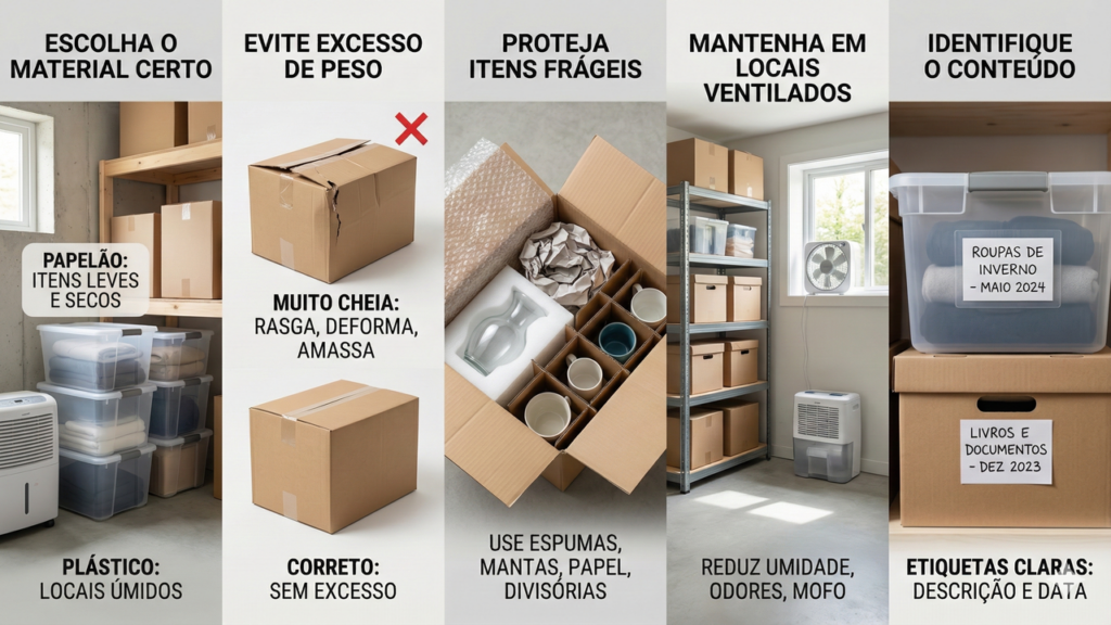 Esses itens não deveriam estar guardados assim