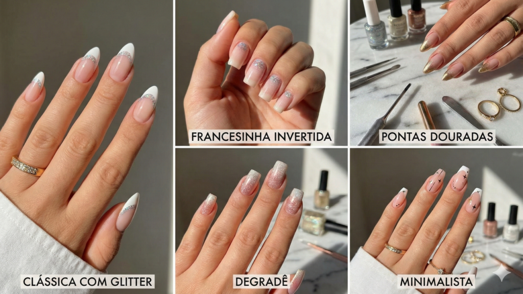 Francesinha com brilho vira tendência para o fim de ano e o verão de 2026