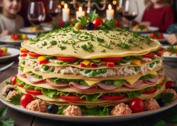 O toque que deixa a torre de panquecas firme e irresistível