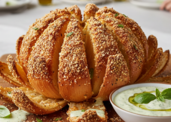 Como preparar a cebola empanada assada