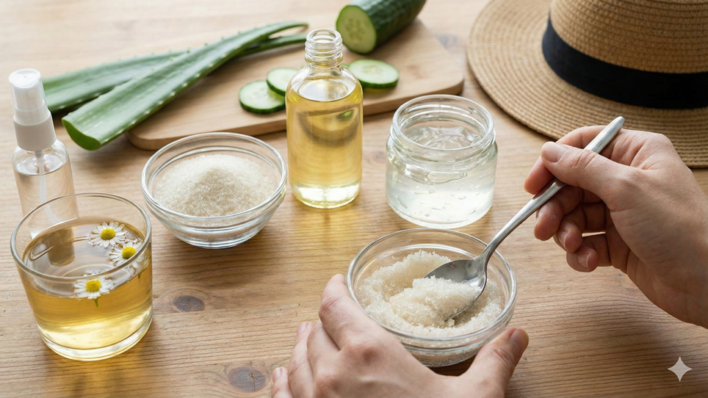 No verão, o autocuidado não depende de muitos produtos ou passos complicados