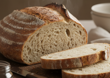 Um detalhe explica por que esse pão fica tão leve e neutro