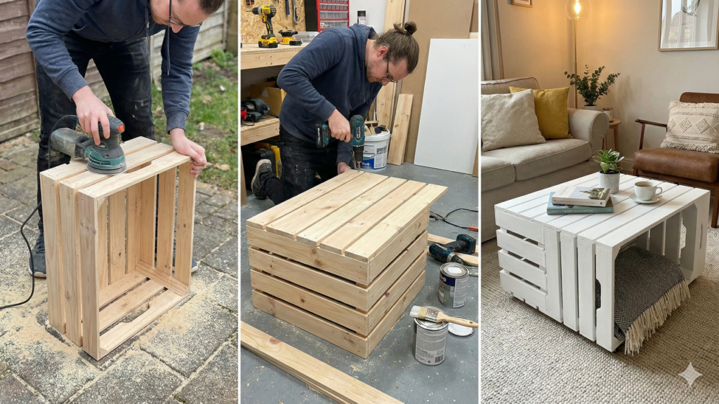 Como fazer seu projeto DIY com caixotes de feira 