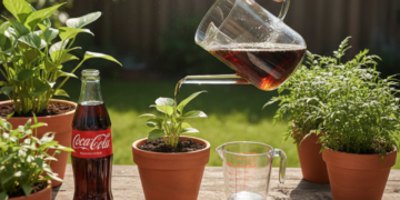 Um especialista em jardinagem, revela: "Você pode salvar suas plantas se as regar com este refrigerante."