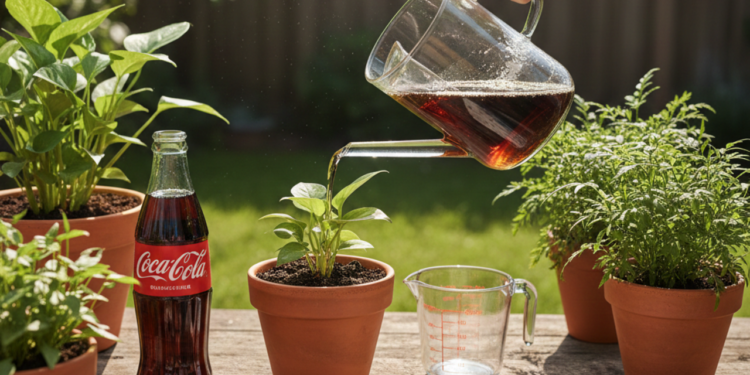 Um especialista em jardinagem, revela: "Você pode salvar suas plantas se as regar com este refrigerante."