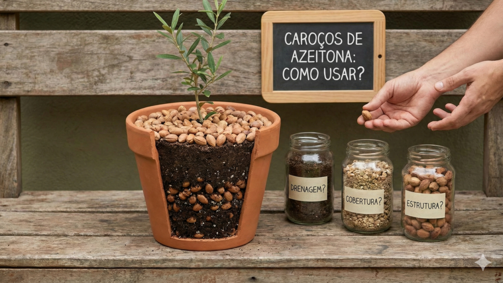 O uso mais sustentável do caroço de azeitona no cultivo