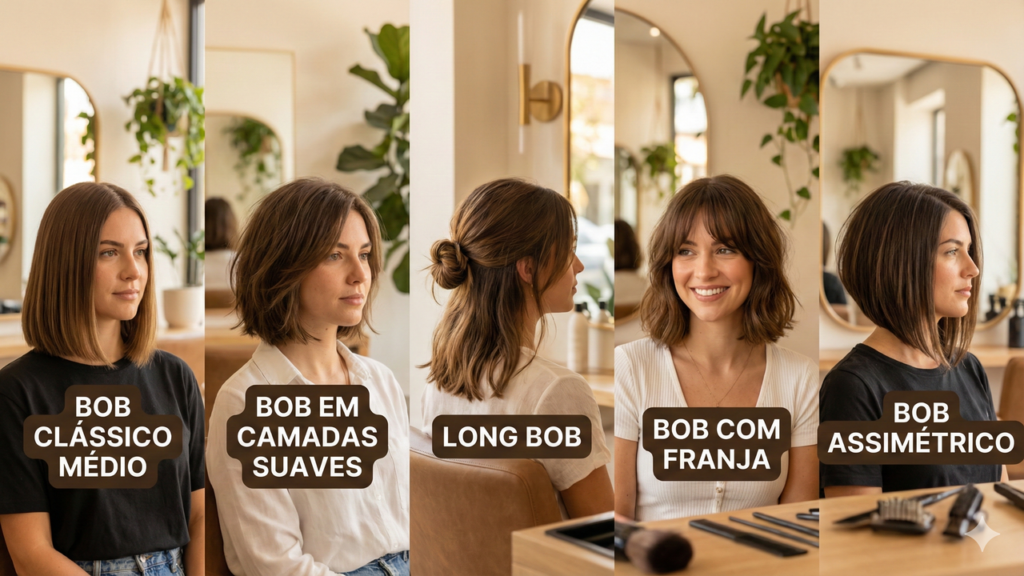 O corte bob para mulheres de 36 anos