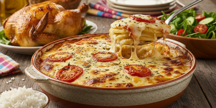 Essa batata com queijo conquista a família