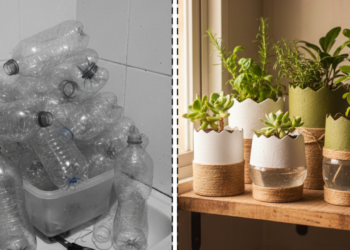 Criar vasos de PET transforma a casa e o humor