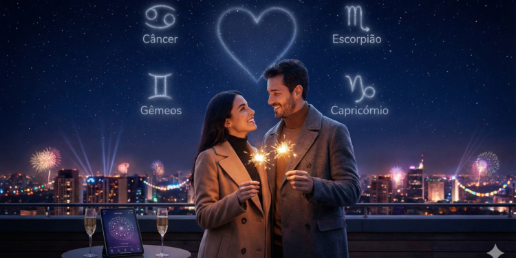 4 signos com mais sorte no amor até a virada
