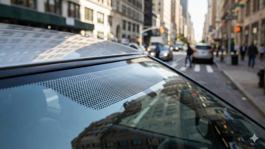 Para que servem os pontos pretos no para-brisa