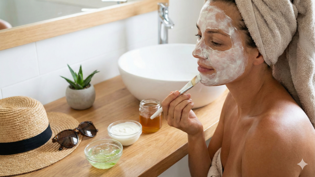 No verão, o autocuidado não depende de muitos produtos ou passos complicados