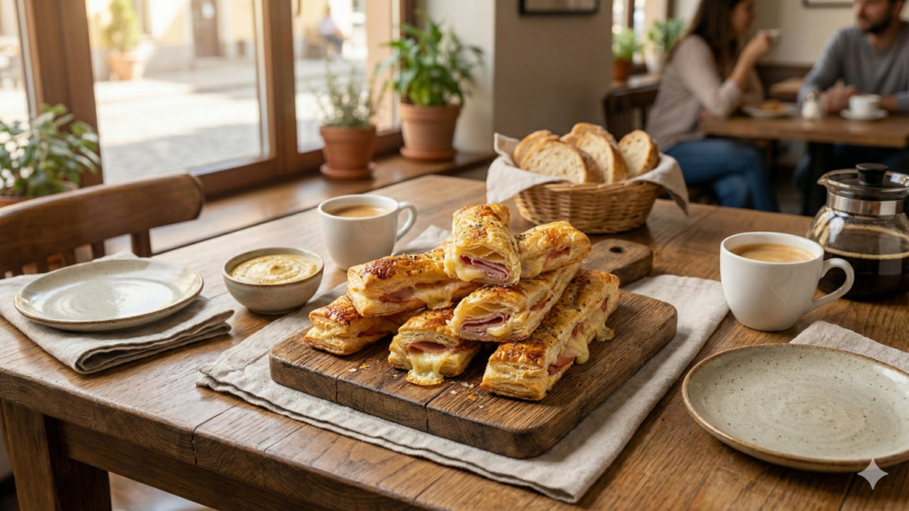 O palito de presunto e queijo que conquista todo mundo