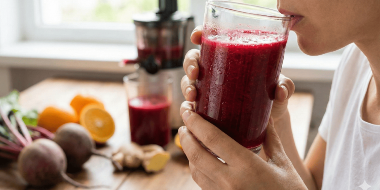 O suco de beterraba (Beta vulgaris) tem sido amplamente estudado