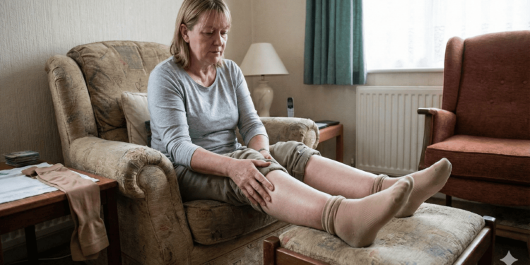 A partir dos 50 anos, a circulação nas pernas tende a ficar mais lenta por fatores combinados