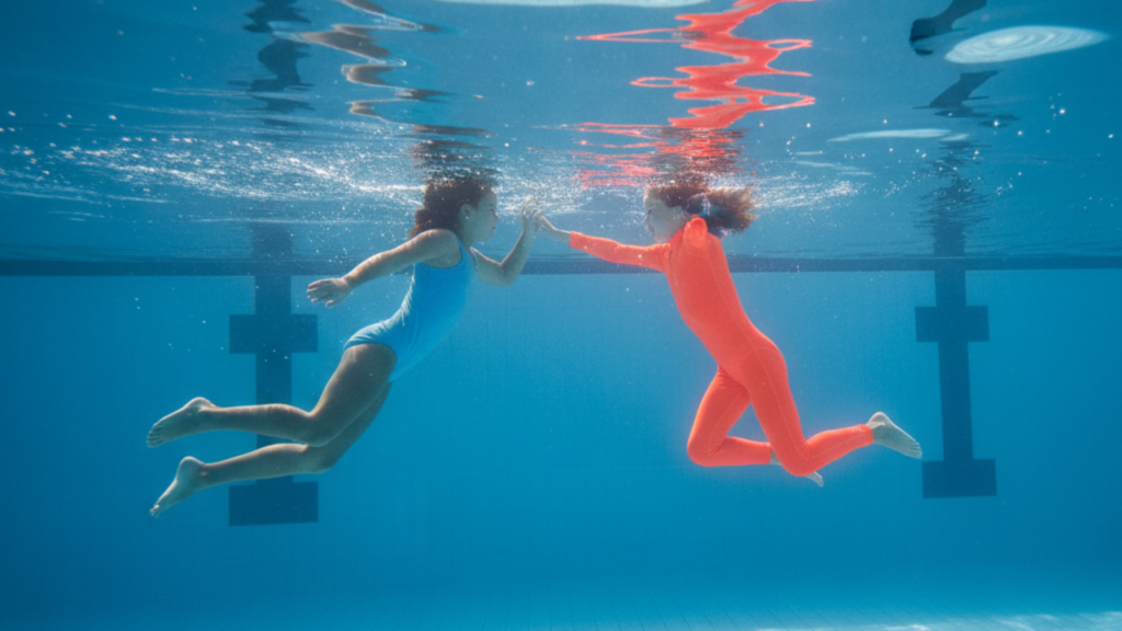 Por que o neon virou aliado da segurança aquática