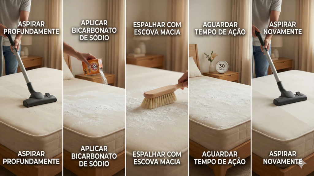 Truque usado por hotéis cinco estrelas ensina como limpar colchão