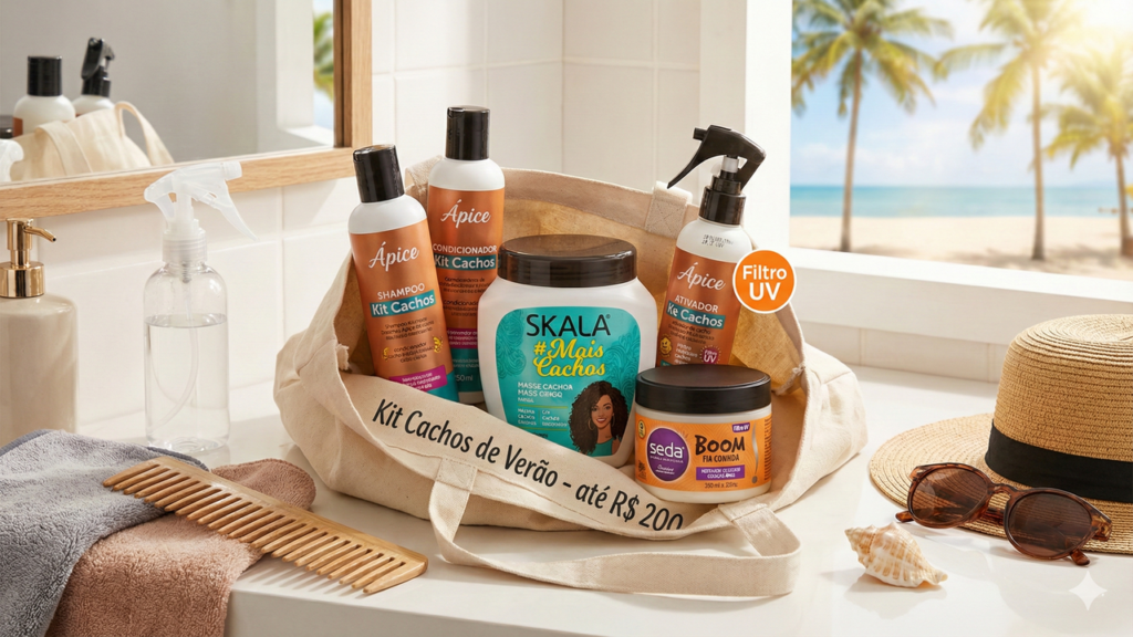 Essa rotina barata está salvando os cachos no verão