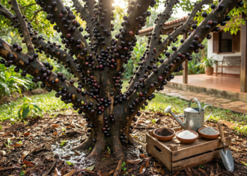 Transforme vaso pequeno em árvore carregada de frutos