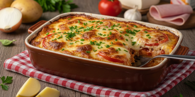 Lanchão de forno com batata é fácil e rende muito