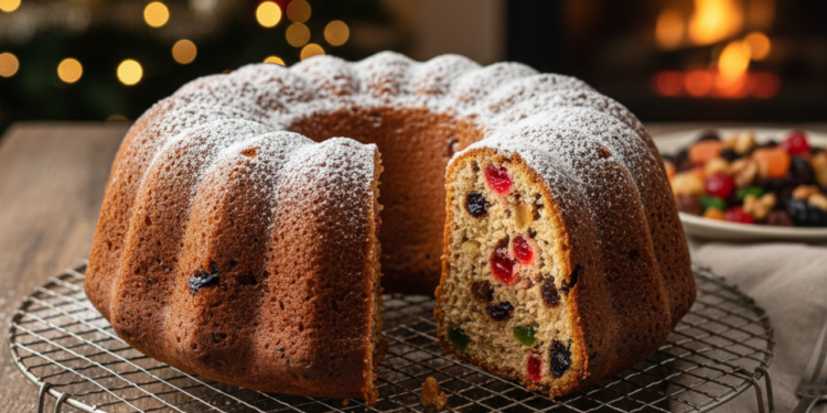 Que tal um bolo de Natal? Essa receita é uma delícia e fácil de fazer
