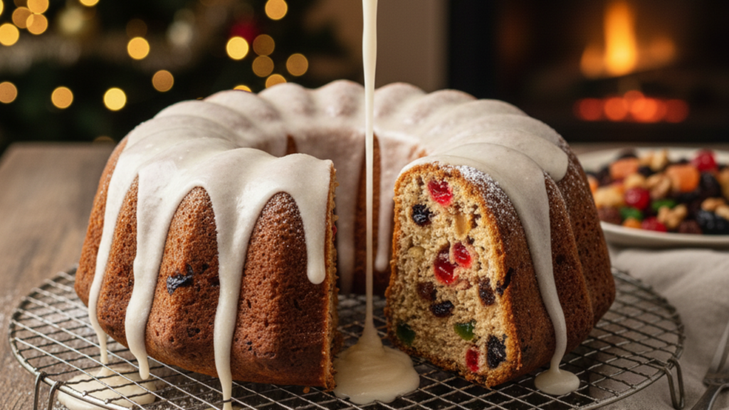 Que tal um bolo de Natal? Essa receita é uma delícia e fácil de fazer