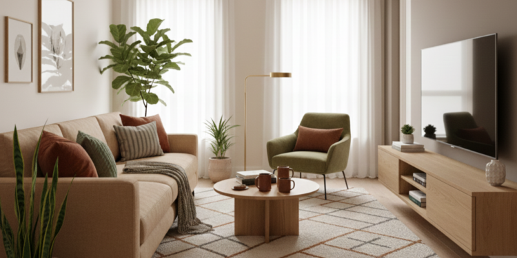 Cloud Dancer é a cor que deve dominar as salas em 2026