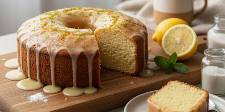 Bolo de limão sem farinha e sem açúcar versão saudável