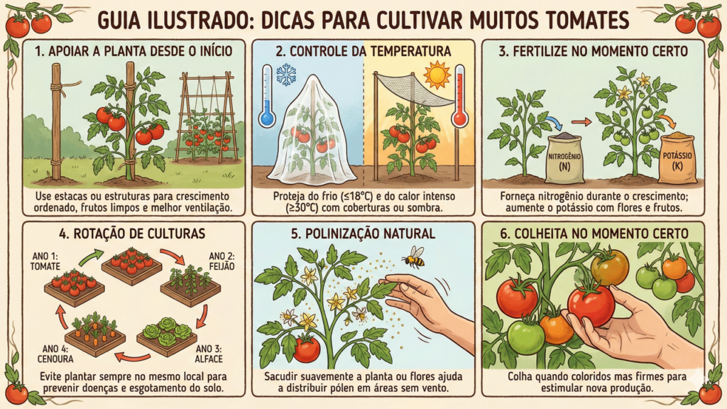 O detalhe simples que garante tomate o ano inteiro