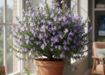 Você precisa fazer isso com seu alecrim em dezembro para ele florescer abundantemente em 2026