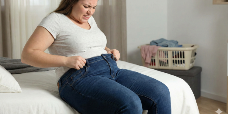 O truque simples que salva o jeans apertado