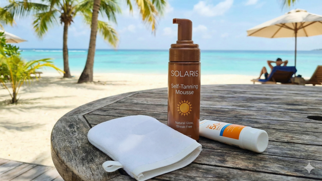 Bronzeado bonito sem se expor ao sol