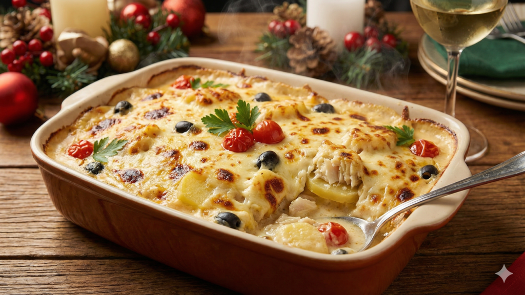 Esse bacalhau transforma qualquer ceia em momento especial