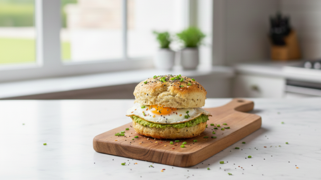 Pão keto de micro-ondas pronto em 90 segundos
