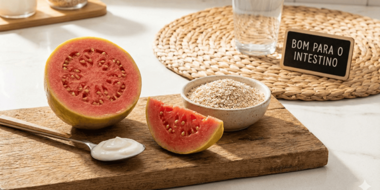 Comer a goiaba ao natural, inteira, com casca bem lavada, para aproveitar melhor as fibras insolúveis