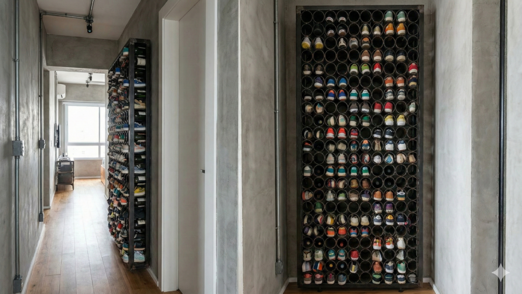 Mais espaço e menos bagunça com organização em altura