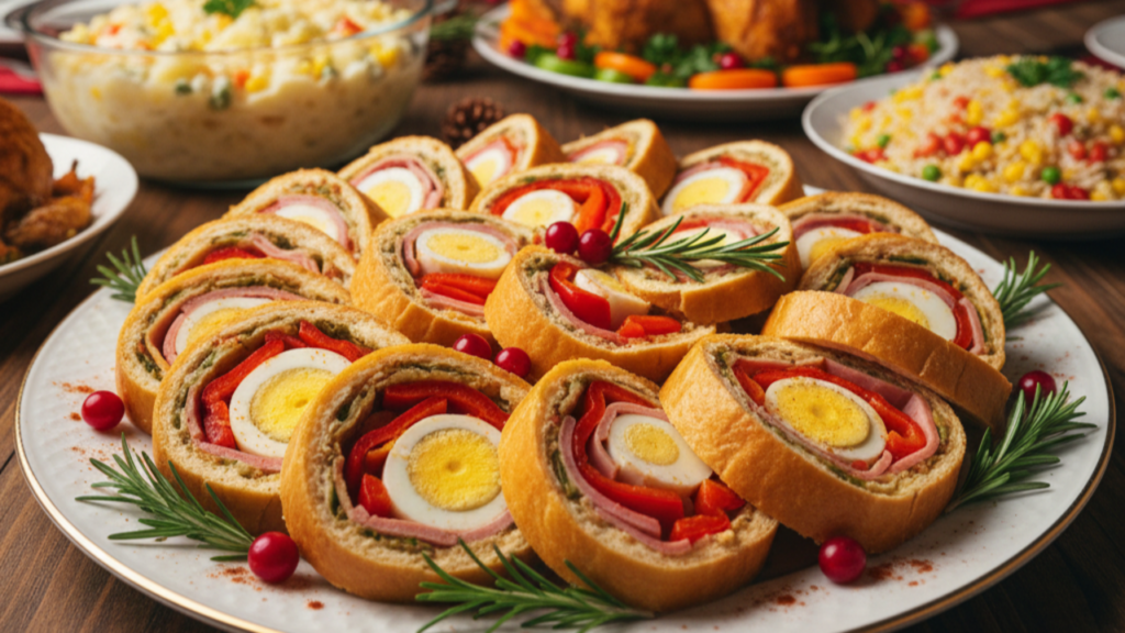 Receita rápida de Natal, veja como preparar esse rocambole recheado fácil e reconfortante em 15 minutos