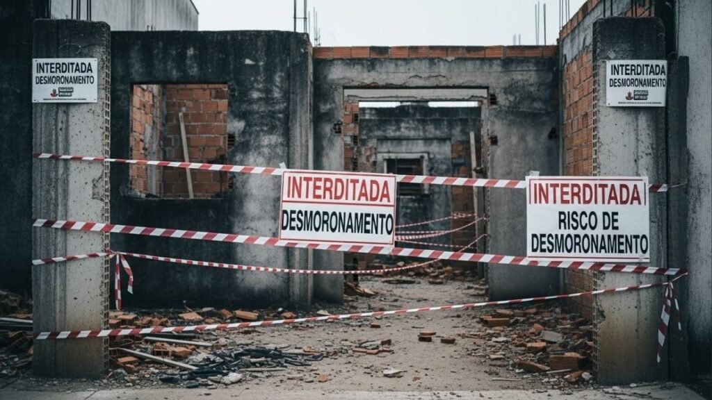 Família tem casa condenada após obra da prefeitura comprometer estrutura