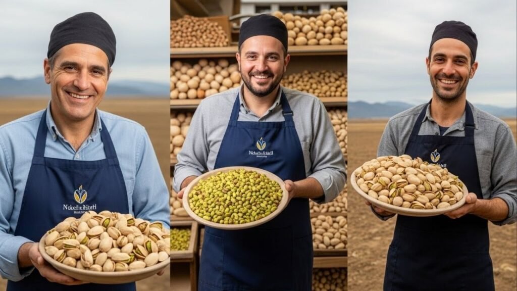 Pistache vira ouro no campo espanhol: produtor troca culturas tradicionais e fatura milhões ao reinvestir tudo no próprio negócio