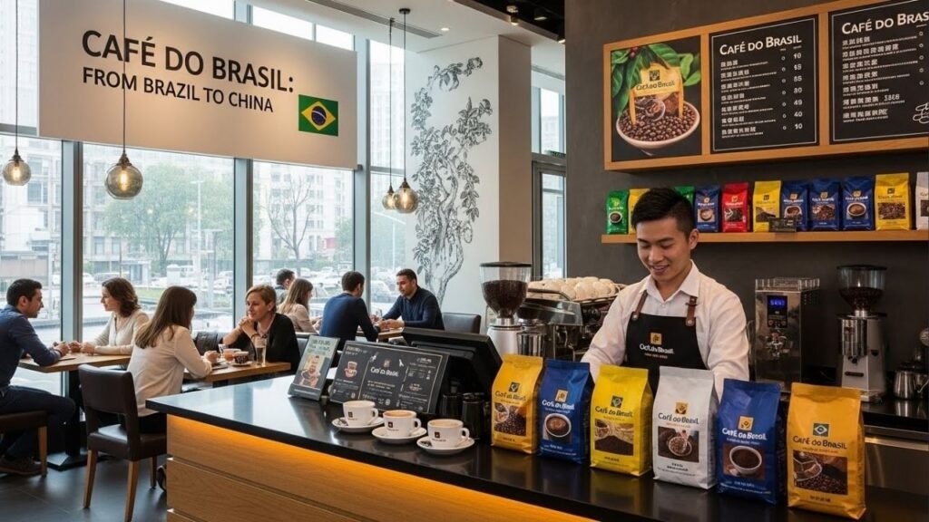 Maior rede de cafeterias da China lança campanha inédita com café brasileiro em 30 mil lojas